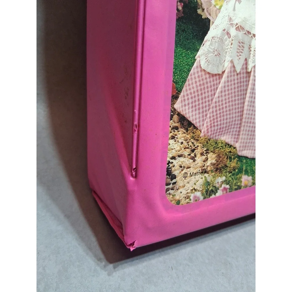 Vintage 1989 Mattel Pink BARBIE Doll Storage Case With Handle